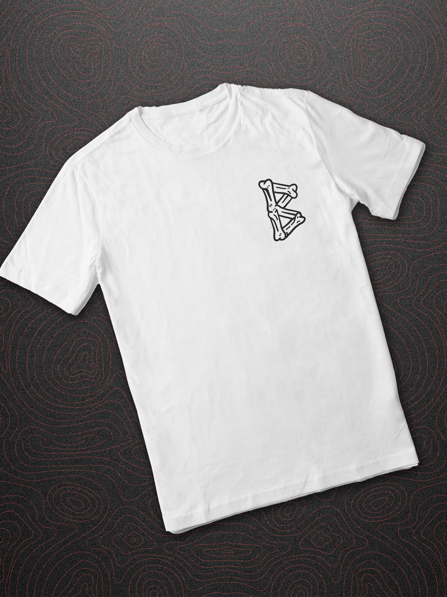 White Deadlift Tee